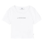 Le Temps Des Cerises T-Shirt Blanc Fille Le Temps Des Cerises  Yukongi. Coloris disponibles : Blanc