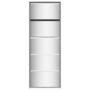 Voir la diapositive 5 : VIDAXL Armoire a chaussures miroir 5 niveaux sonoma gris 63x17x169,5cm