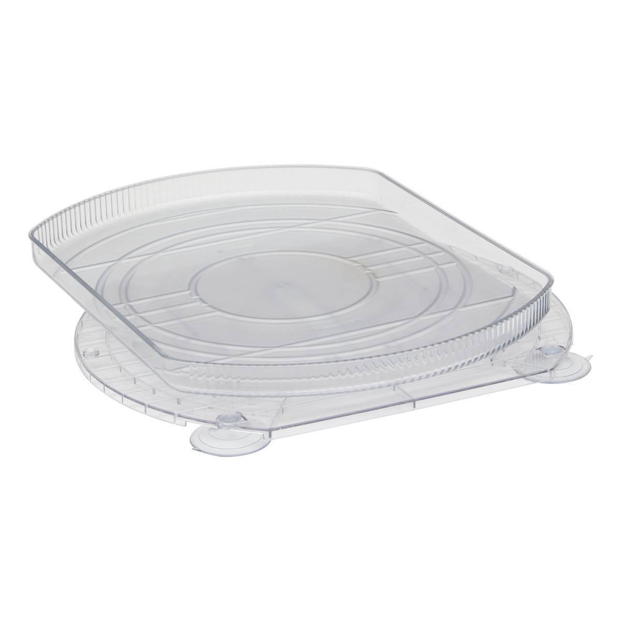 Voir la diapositive 2 : FIVE Organiseur de Frigo Pivotant  Smart Fridge  39cm Transparent