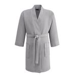 Sensei Maison Peignoir court nid d'abeille SPA. Coloris disponibles : Blanc, Bleu, Vert