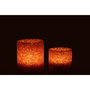 Voir la diapositive 3 : Paris Prix Lot de 2 Photophores en Verre  Pierre  9cm Rouille