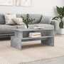 Voir la diapositive 1 : VIDAXL Table basse gris béton 90x55x42,5 cm bois d ingénierie