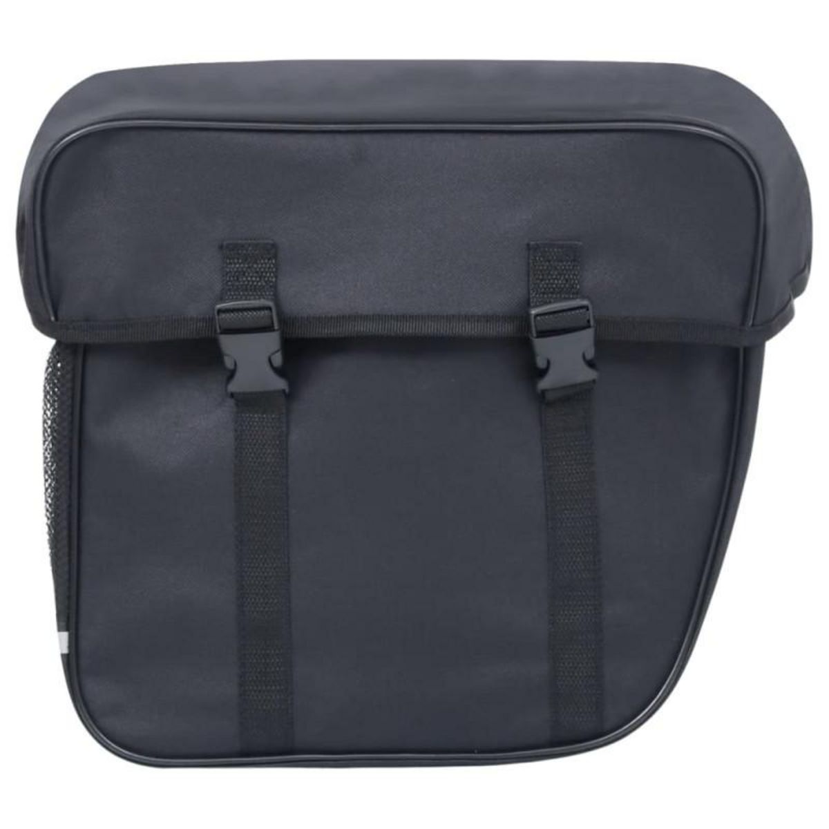 VIDAXL Sac de vélo double pour porte bagages étanche 35 L Noir