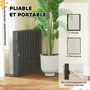 Voir la diapositive 5 : PAWHUT Parc enclos chien modulable pliable - porte verrouillable, 5 panneaux - acier noir