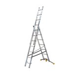 HAILO Echelle transformable HobbyLot 3 plans - 3x7 échelons - 4,96m