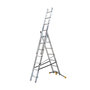 Voir la diapositive 1 : HAILO Echelle transformable 3 plans 3x7 échelons 4,1m/5m en aluminium Hailo HobbyLot
