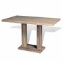 Voir la diapositive 2 : VIDAXL Table de salle a manger MDF Aspect de chene