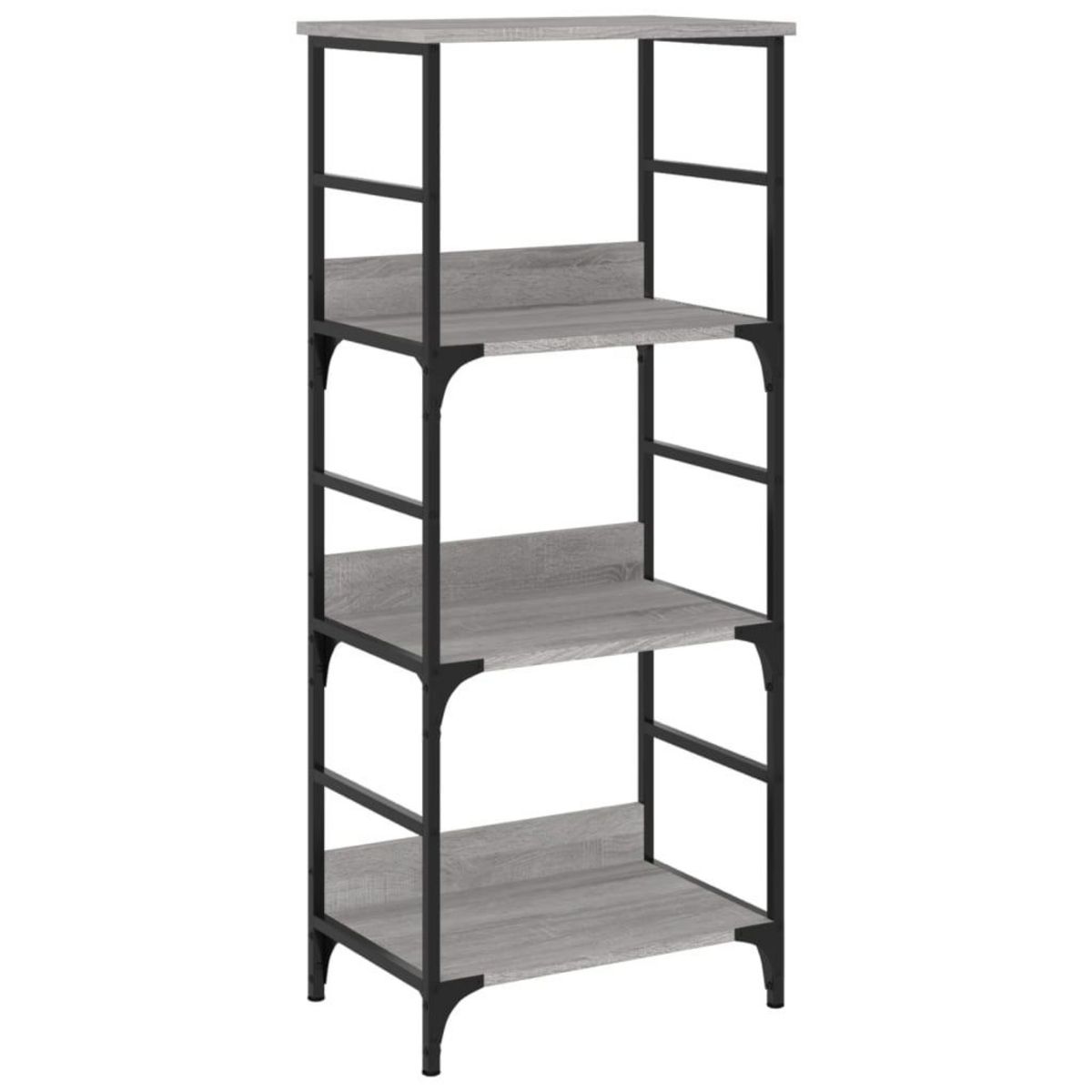 VIDAXL Bibliotheque sonoma gris 50x33x117,5 cm bois d'ingenierie