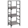 Voir la diapositive 2 : VIDAXL Bibliotheque sonoma gris 50x33x117,5 cm bois d'ingenierie