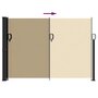 Voir la diapositive 5 : VIDAXL Auvent lateral retractable beige 140x300 cm