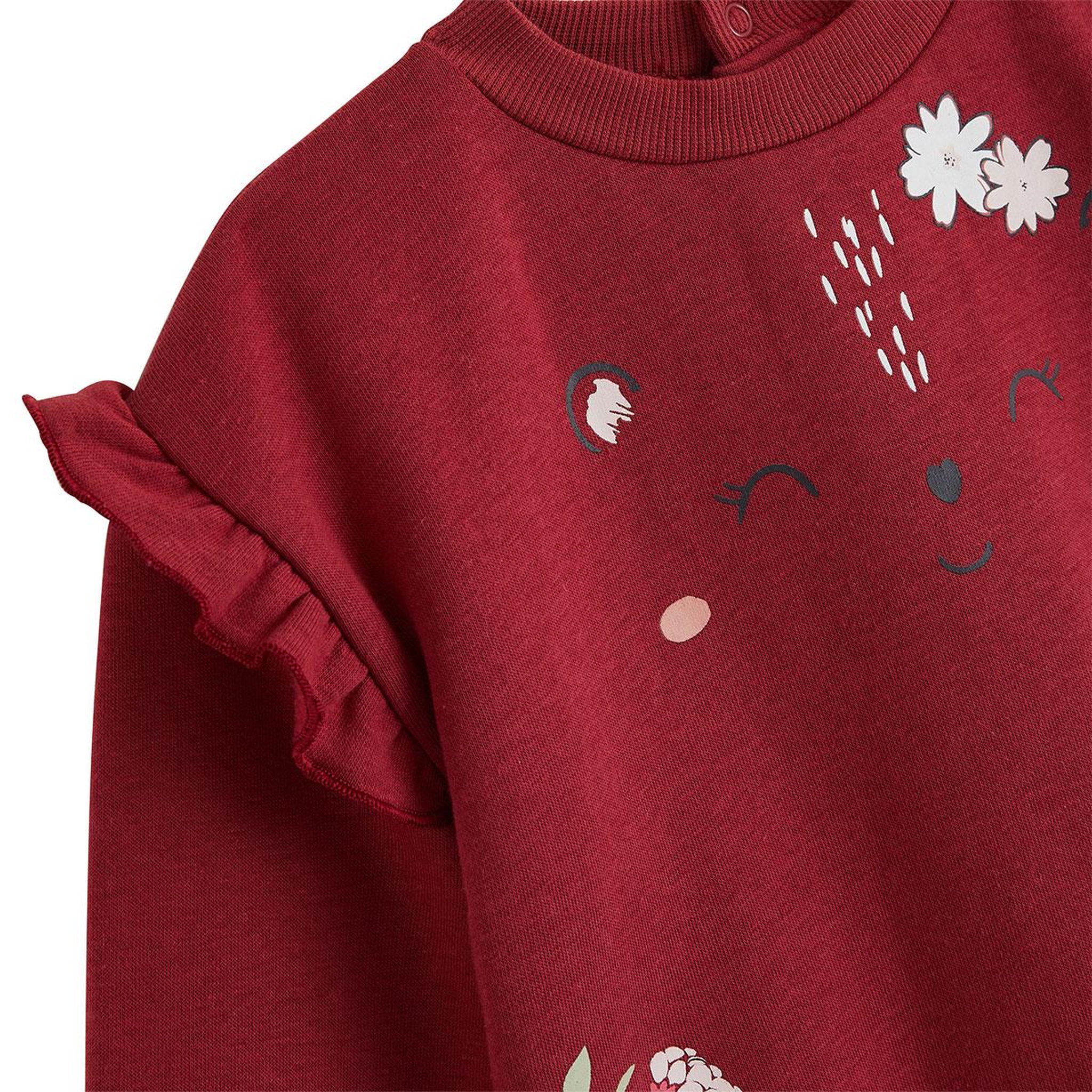 Voir la diapositive 3 : PETIT BEGUIN Sweat-shirt bébé en molleton harmony