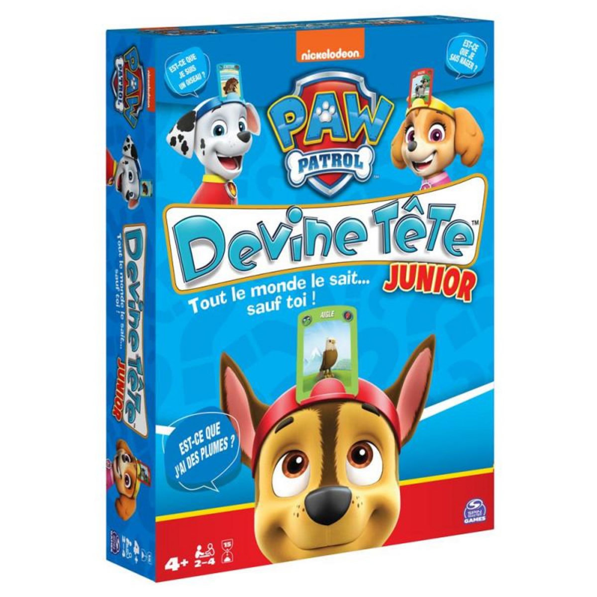 Jeu d'ambiance Spin Master Games Devine Tête Paw Patrol La Pat'Patrouille