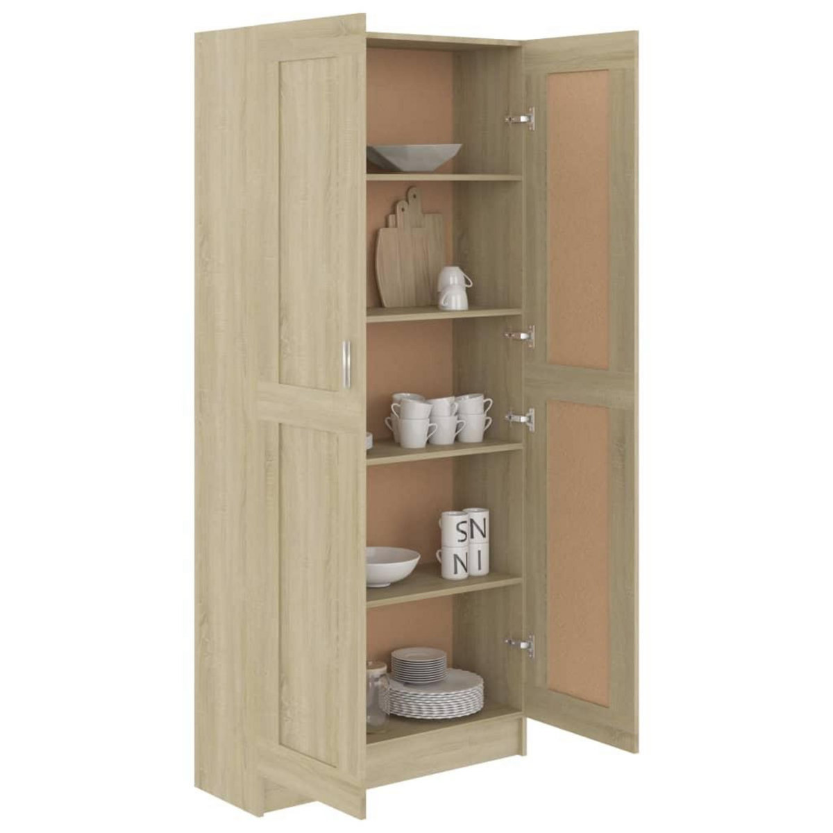 VIDAXL Bibliotheque Chene sonoma 82,5x30,5x185,5 cm Bois d'ingenierie