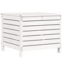 Voir la diapositive 2 : VIDAXL Repose-pied de jardin blanc 62x63,5x53,5 cm bois de pin massif