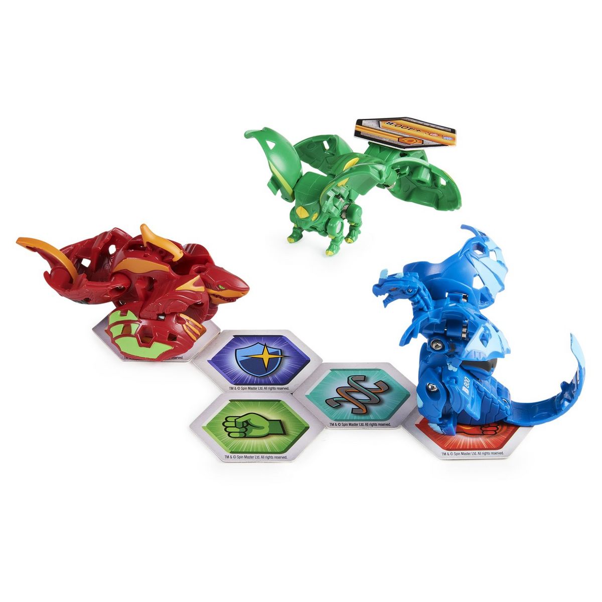 SPIN MASTER Starter pack Bakugan Fenneca - Dragonöid - Sharktar