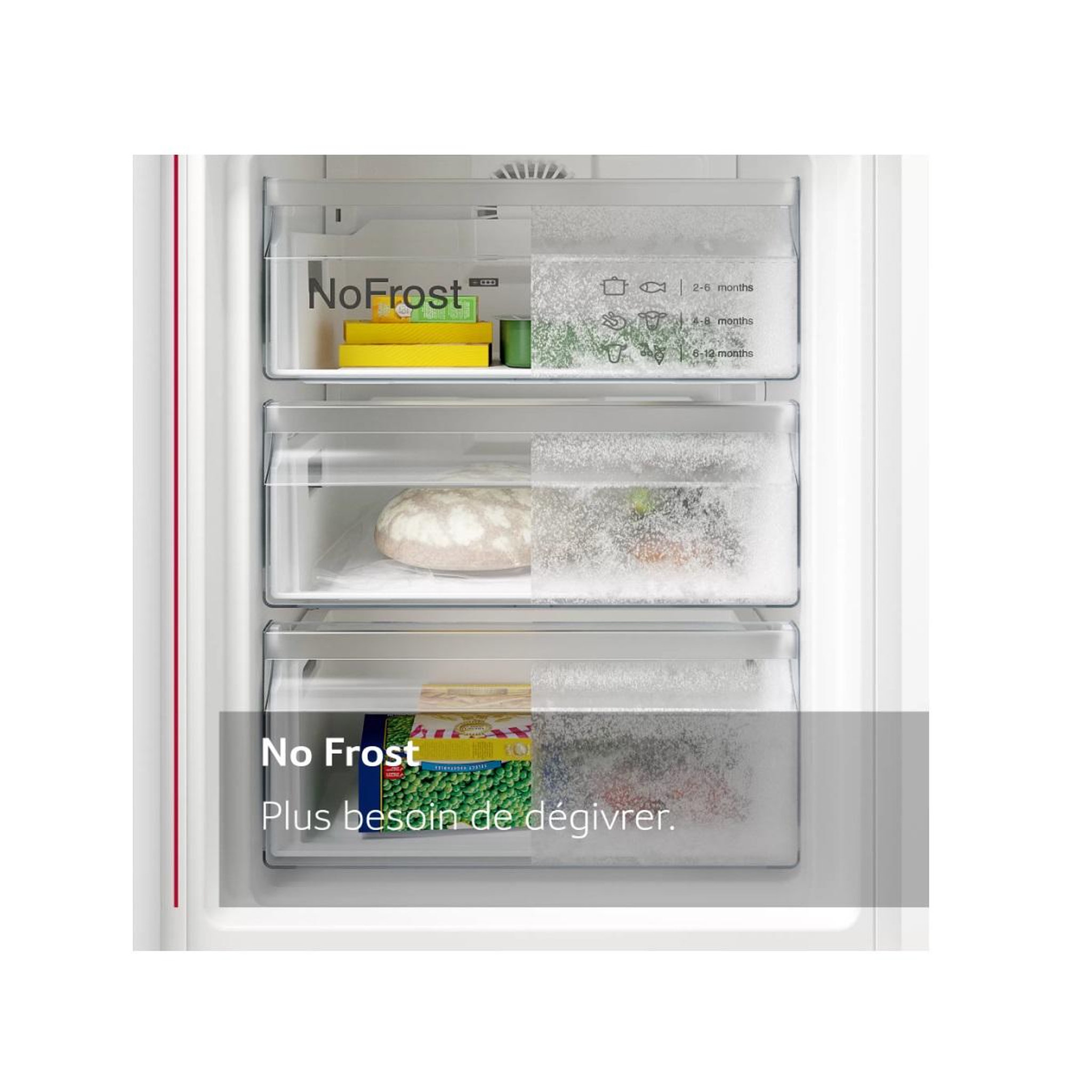 Voir la diapositive 6 : Neff Congélateur intégrable à panthographe 212l blanc - gi7813ce0