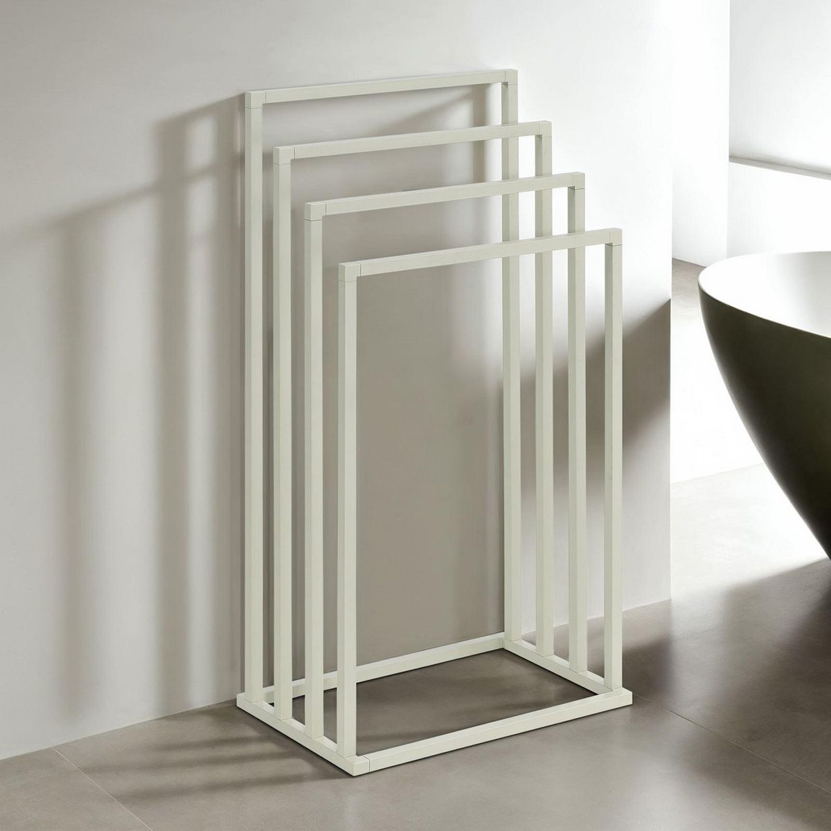 IDIMEX Porte-serviettes sur pied SENZA en métal