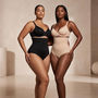 Voir la diapositive 5 : OZABI OZABI Culotte Gainante Femme Taille Haute Lot 2 Noir Chair