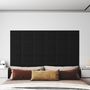 Voir la diapositive 1 : VIDAXL Panneaux muraux 12 pcs Noir 30x30 cm Tissu 1,08 m²