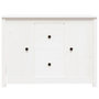 Voir la diapositive 3 : VIDAXL Buffet Blanc 100x35x74 cm Bois massif de pin