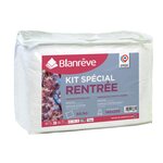 BLANREVE Pack Couette légère + Oreiller(s) RENTRÉE 200 g/m². Coloris disponibles : Blanc