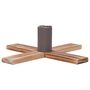 Voir la diapositive 4 : VIDAXL Support de sapin de Noël 54x54x16 cm