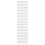 VIDAXL Store zebre blanc 65x230 cm largeur du tissu 60,9 cm polyester