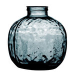 FORNORD Vase Louise verre recyclé bleu 9L D25 H30