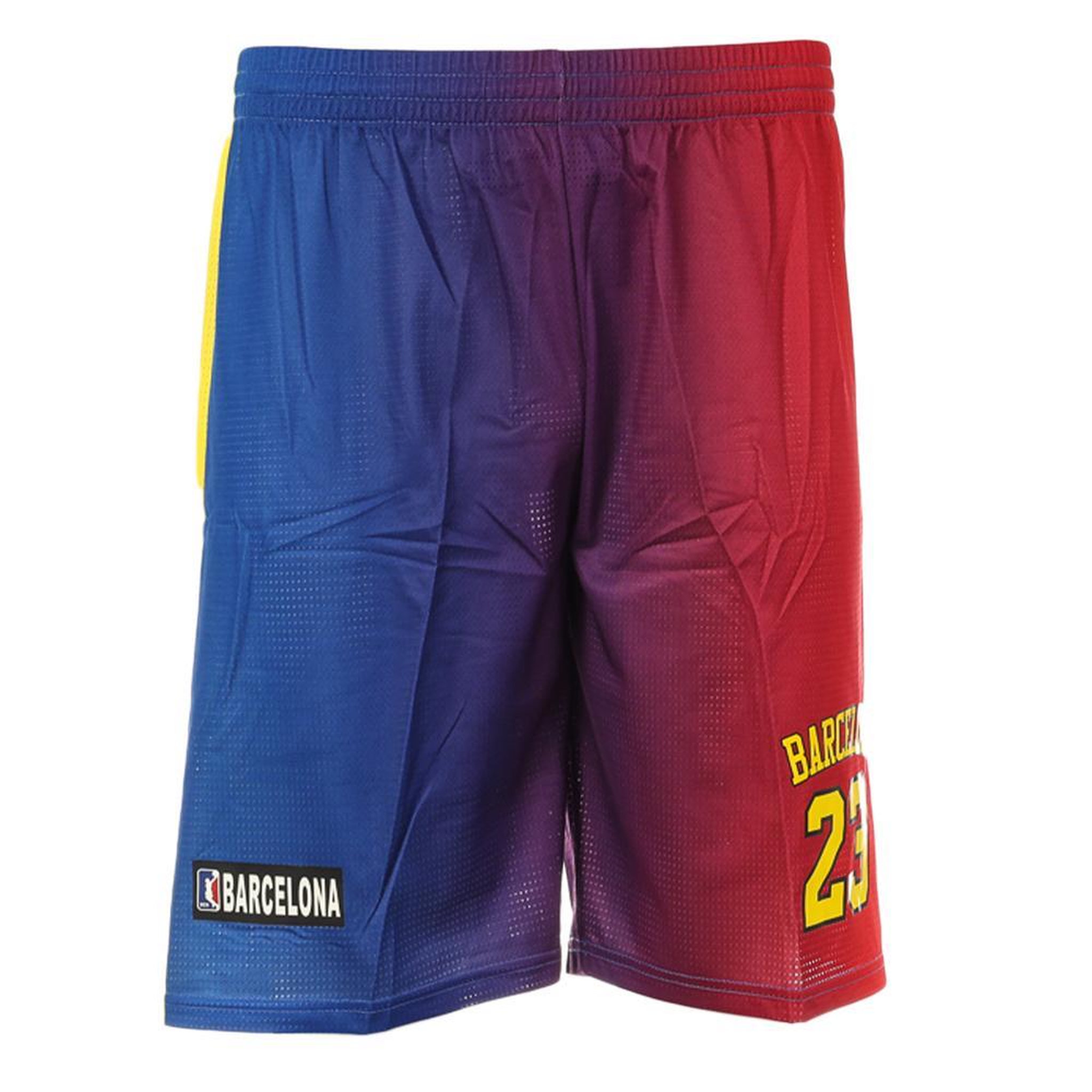 Voir la diapositive 1 : SPORTZONE Barcelona Short de Baskets Bleu/Rouge Sport Zone Homme 2023/2024