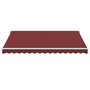 Voir la diapositive 3 : VIDAXL Auvent retractable automatique bordeaux 400x300 cm