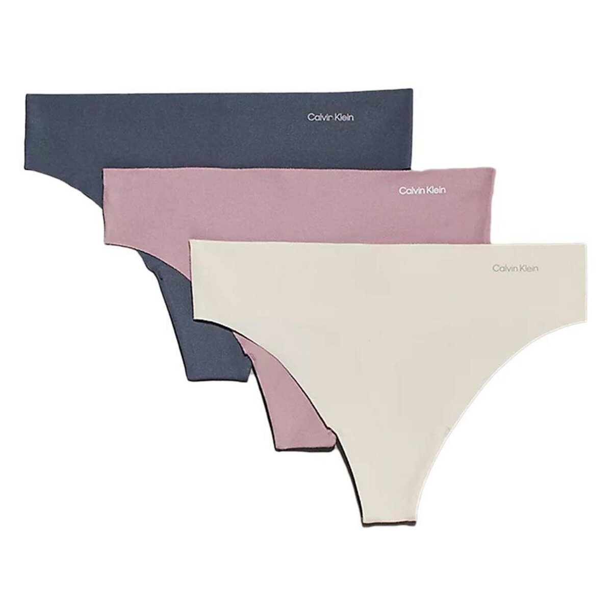 CALVIN KLEIN JEANS Lot de 3 Strings Noir//Blanc Femme Calvin Klein Jeans Thong