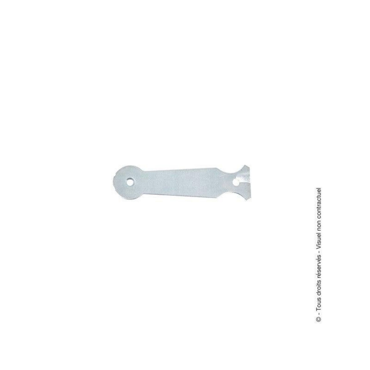 CENTRALE BRICO Patte scellement tête ronde 80 zingue