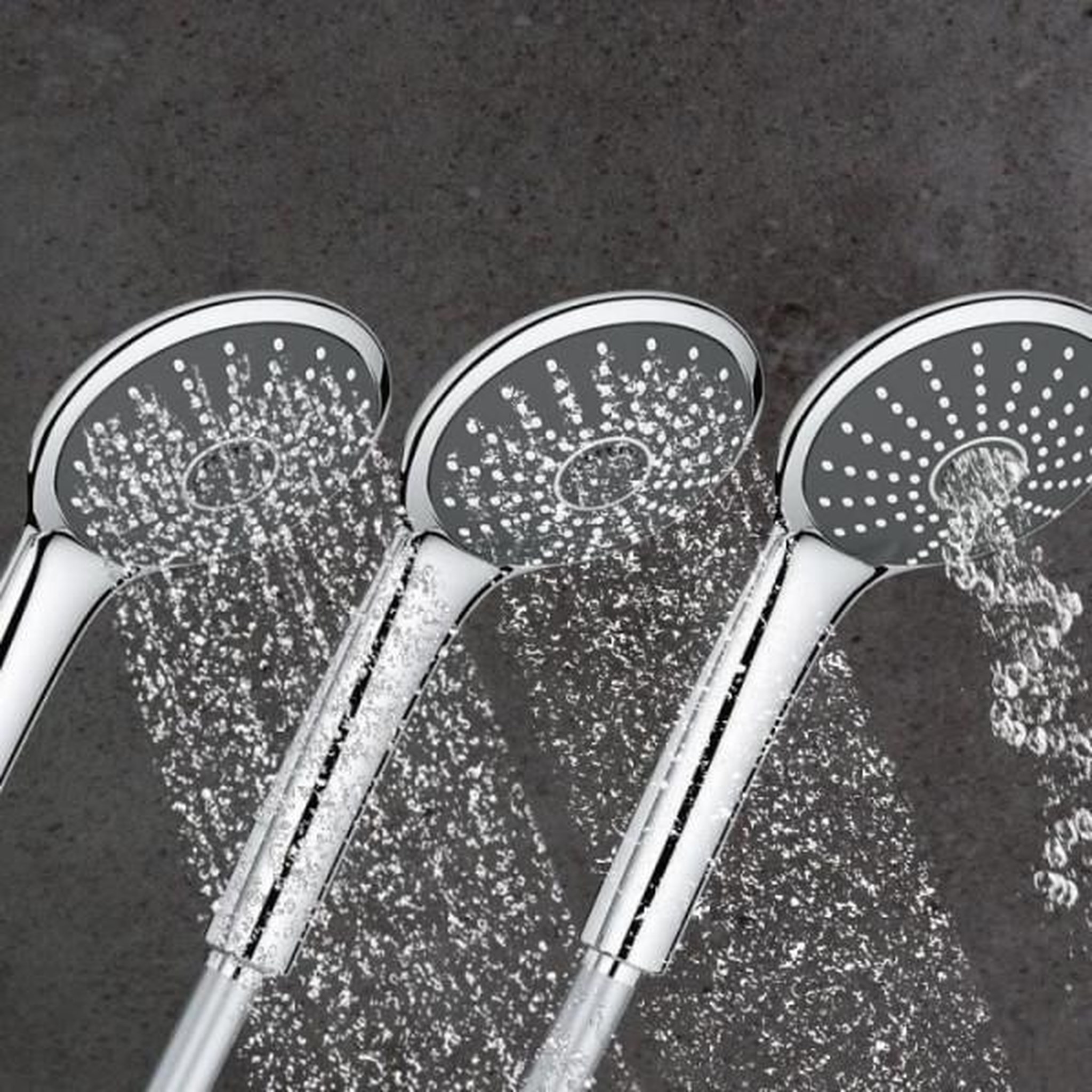Voir la diapositive 5 : Grohe Douchette 3 jets - GROHE - Vitalio Joy 110 Massage - Chromé - Economie d'eau