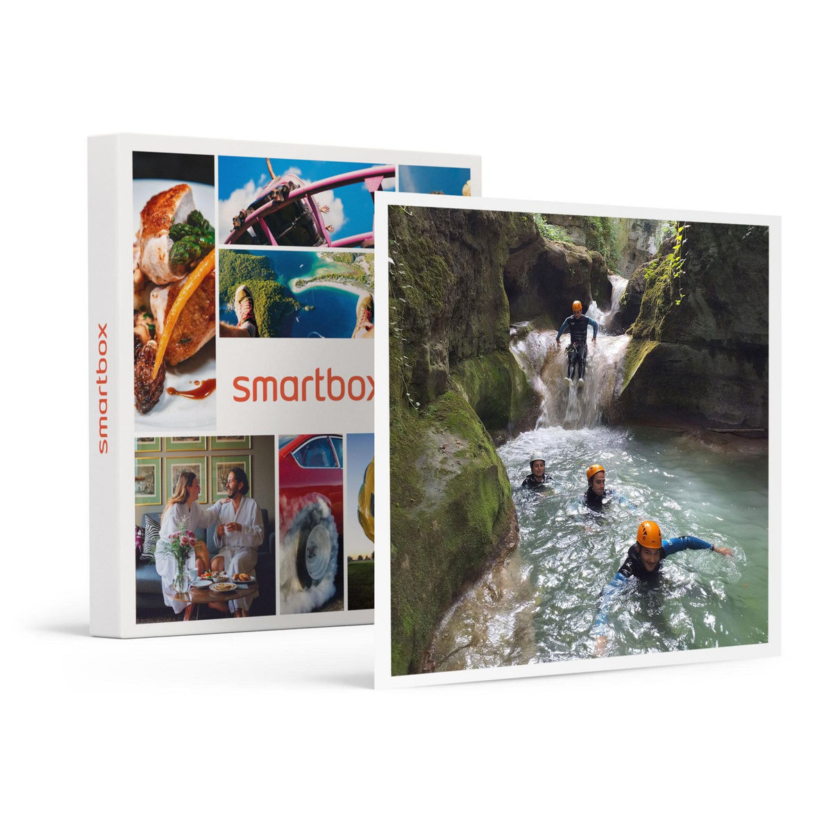 Smartbox Descente du canyon du Grenant et du canyon du Tréfond pour 2 adultes et 2 enfants - Coffret Cadeau Sport & Aventure