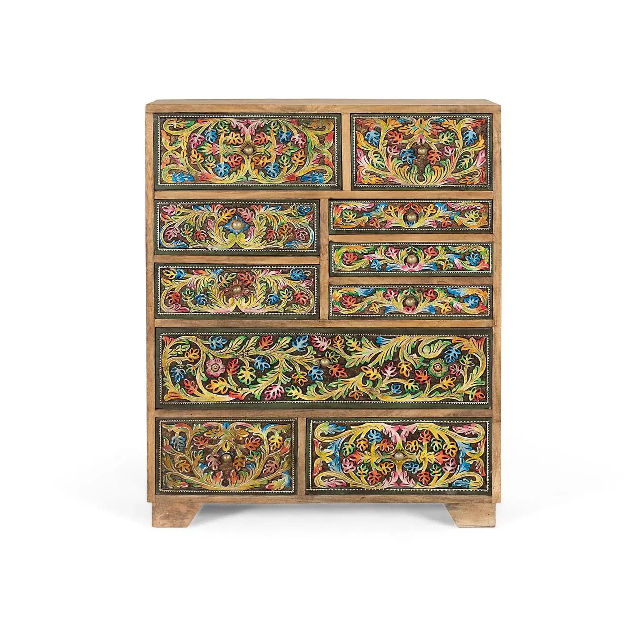 GINER Y COLOMER SL Commode en bois de manguier 70 cm style ethnique