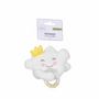 Voir la diapositive 2 : Paris Prix Doudou avec Anneau Billes  Nuage  12cm Blanc