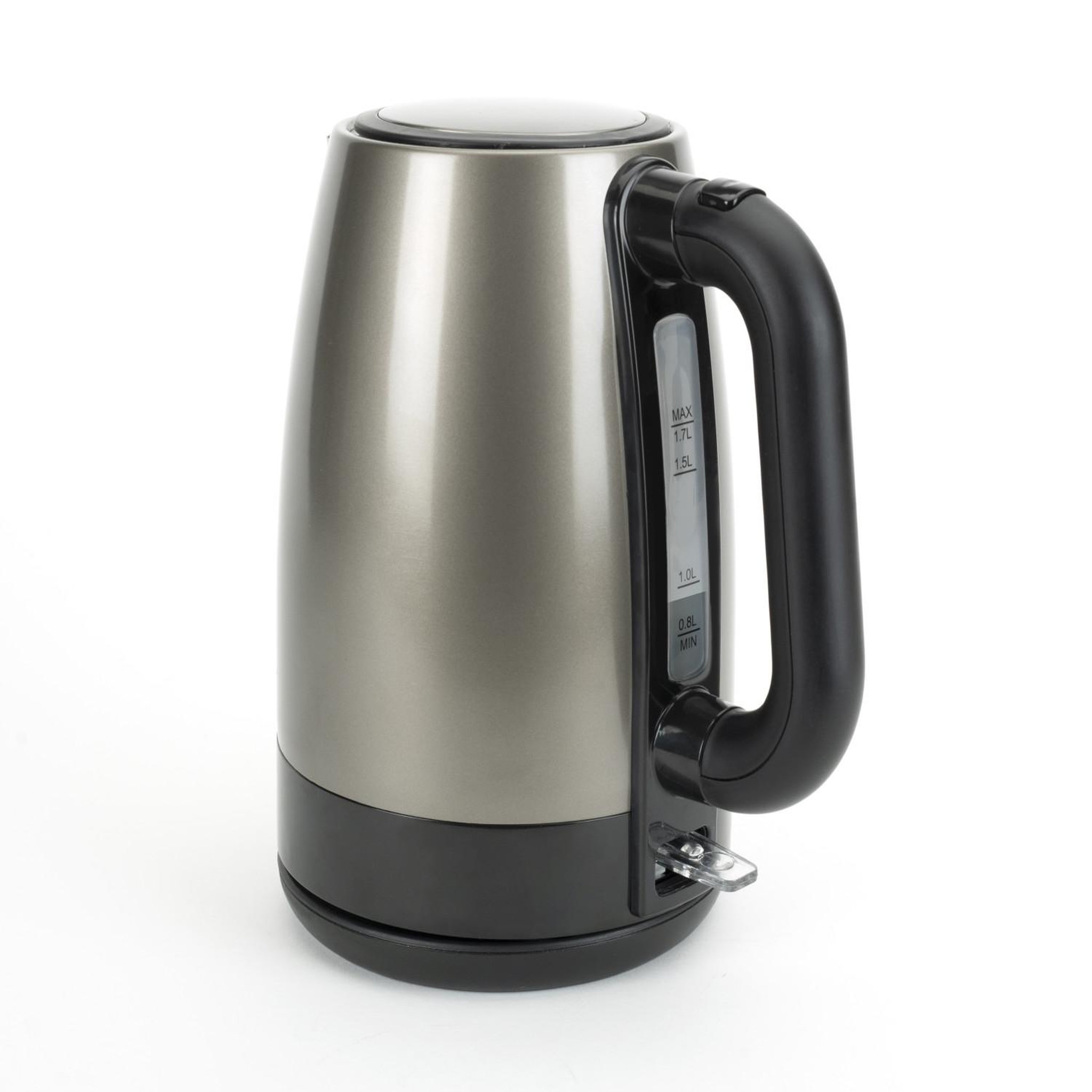 Voir la diapositive 3 : Black et Decker Bouilloire sans fil 1.7l 2200w inox/noir - BXKE2201E