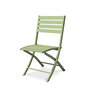 Voir la diapositive 2 : DCB GARDEN Chaise de jardin pliante - Aluminium - Vert lagune - MARIUS