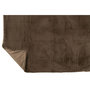 Voir la diapositive 3 : Paris Prix Plaid Uni  Winter  130x180cm Marron Foncé