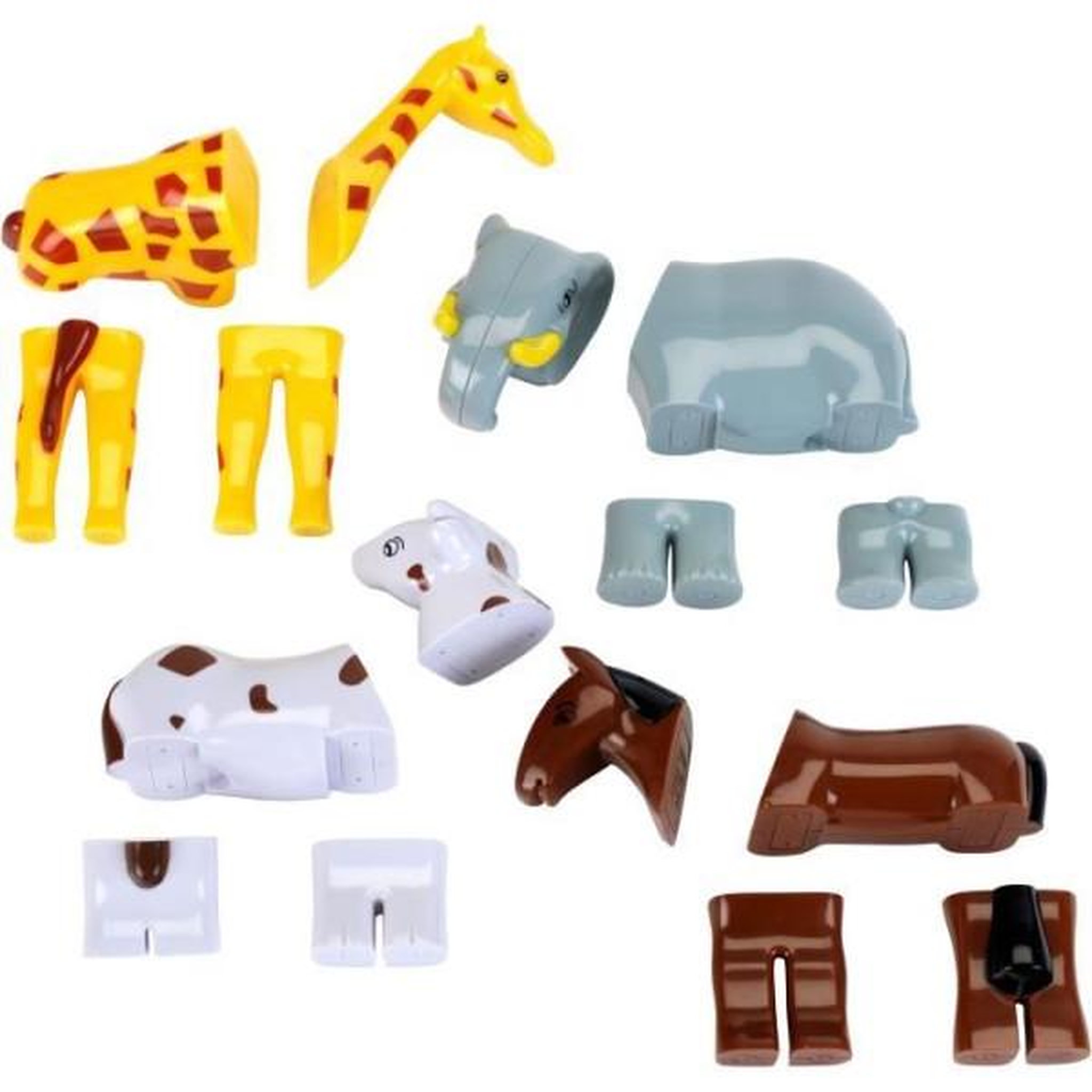 Voir la diapositive 5 : Klein Animaux magnétiques - KLEIN - 0071 - 4 grands animaux Funny Puzzle, sachet - 16 pieces - Des 12 mois