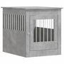 Voir la diapositive 2 : VIDAXL Meuble de cage pour chiens gris beton 64,5x80x71 cm