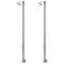Voir la diapositive 2 : VIDAXL Douche de jardin avec base gris 220 cm Acier inoxydable