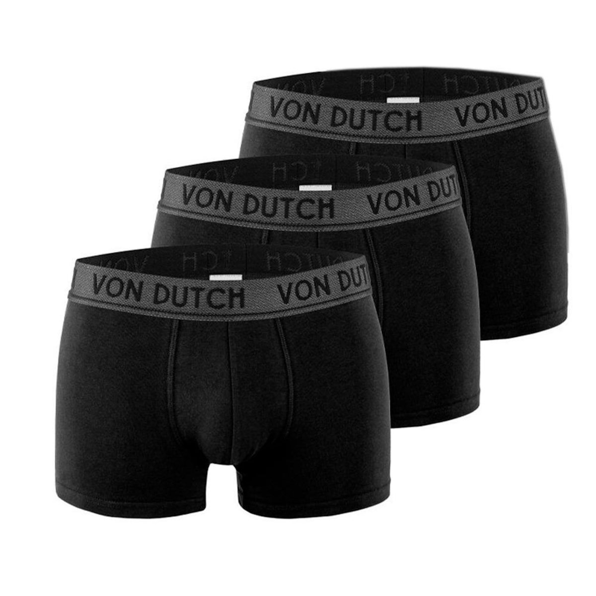 VON DUTCH x3 Boxers Noir Homme Von Dutch ORIGI1