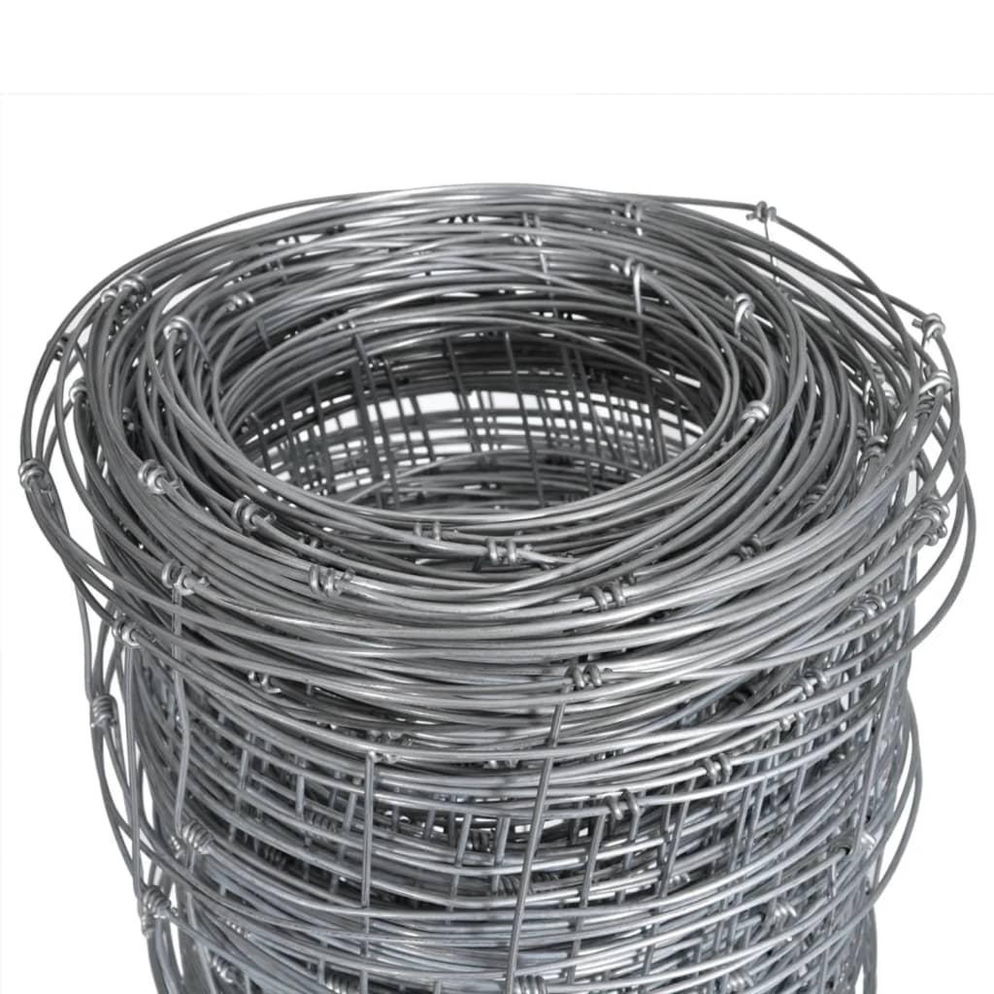 Voir la diapositive 3 : VIDAXL Cloture de jardin Acier galvanise 50x1,25 m Argente