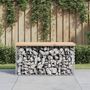 Voir la diapositive 1 : VIDAXL Banc de jardin design de gabion 83x44x42 cm bois massif de pin