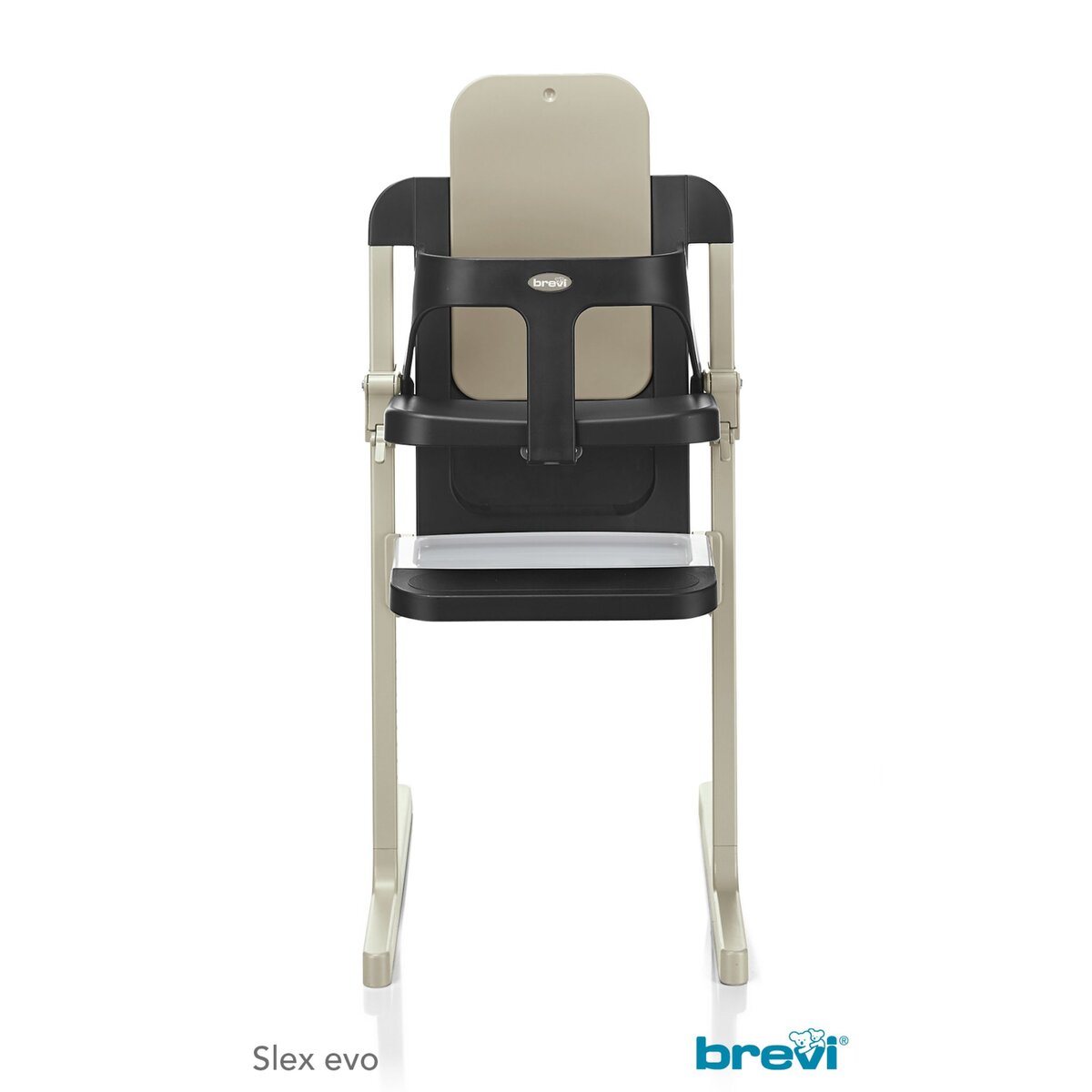 BREVI SLEX  EVO Chaise  évolutive avec bouclier + harnais + tablette + coussin pvc