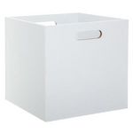 FIVE Boite de Rangement en Bois  Evy  31x31cm Blanc