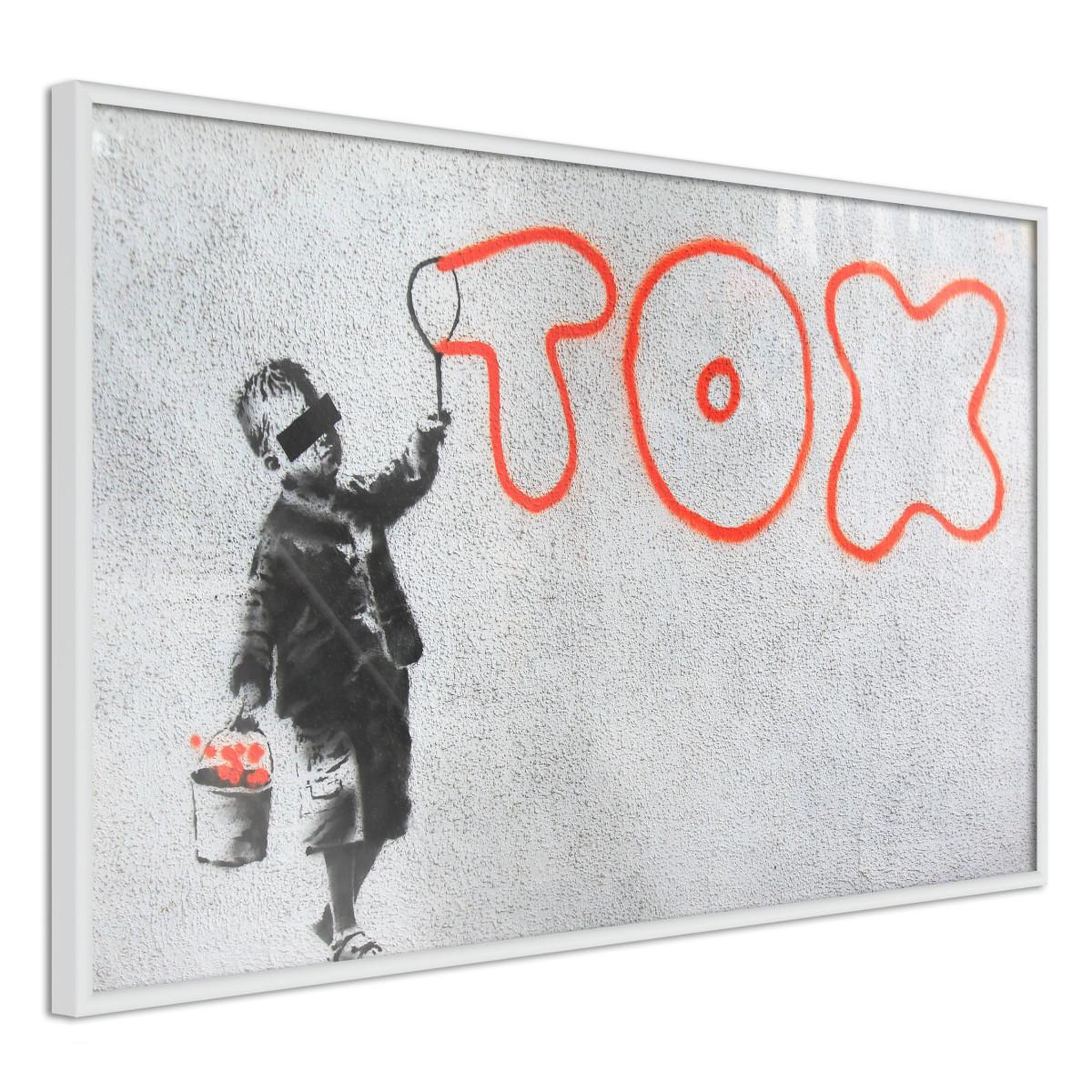 Paris Prix Affiche murale encadrée  banksy tox