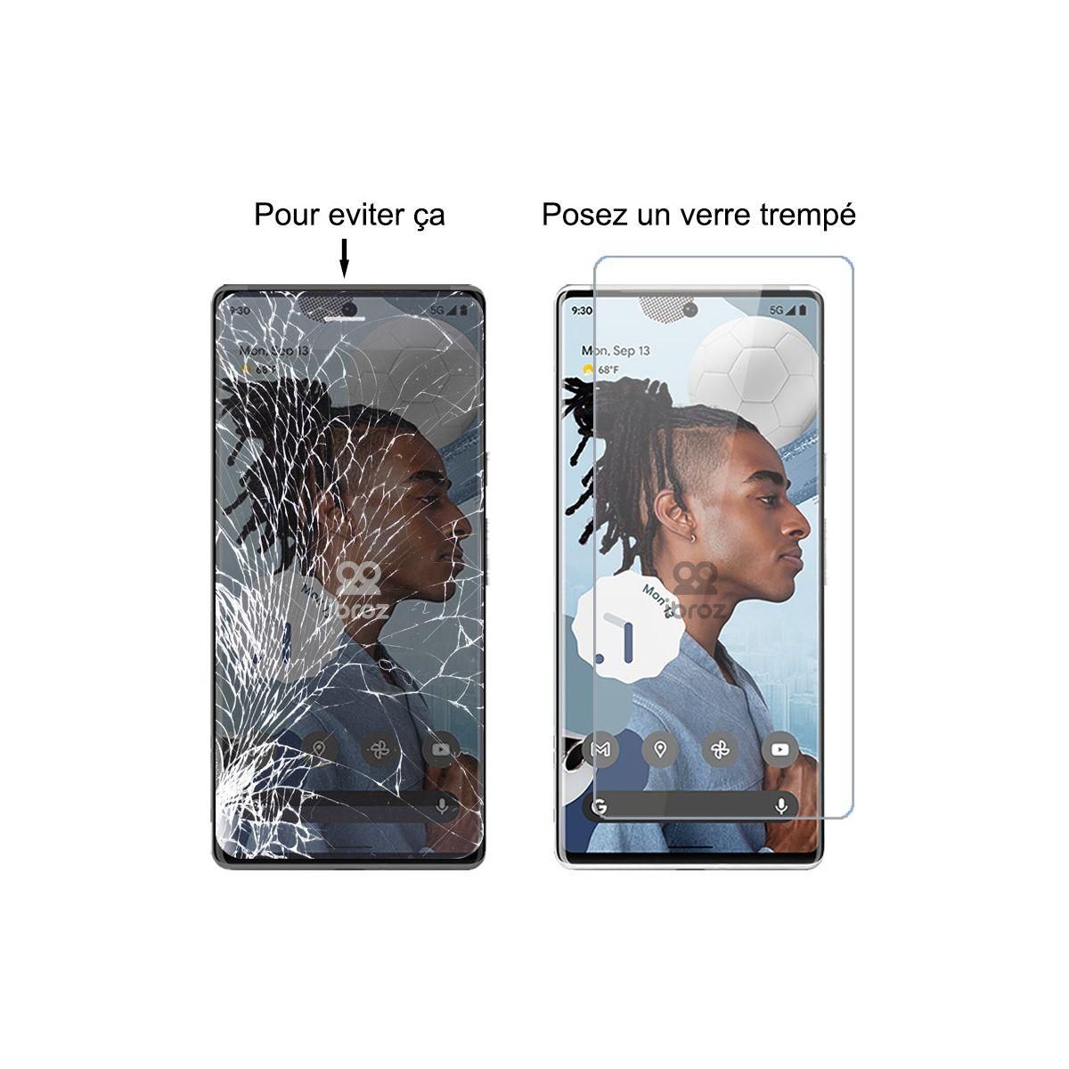 IBROZ Protège écran Google pixel 6 Verre trempe x3