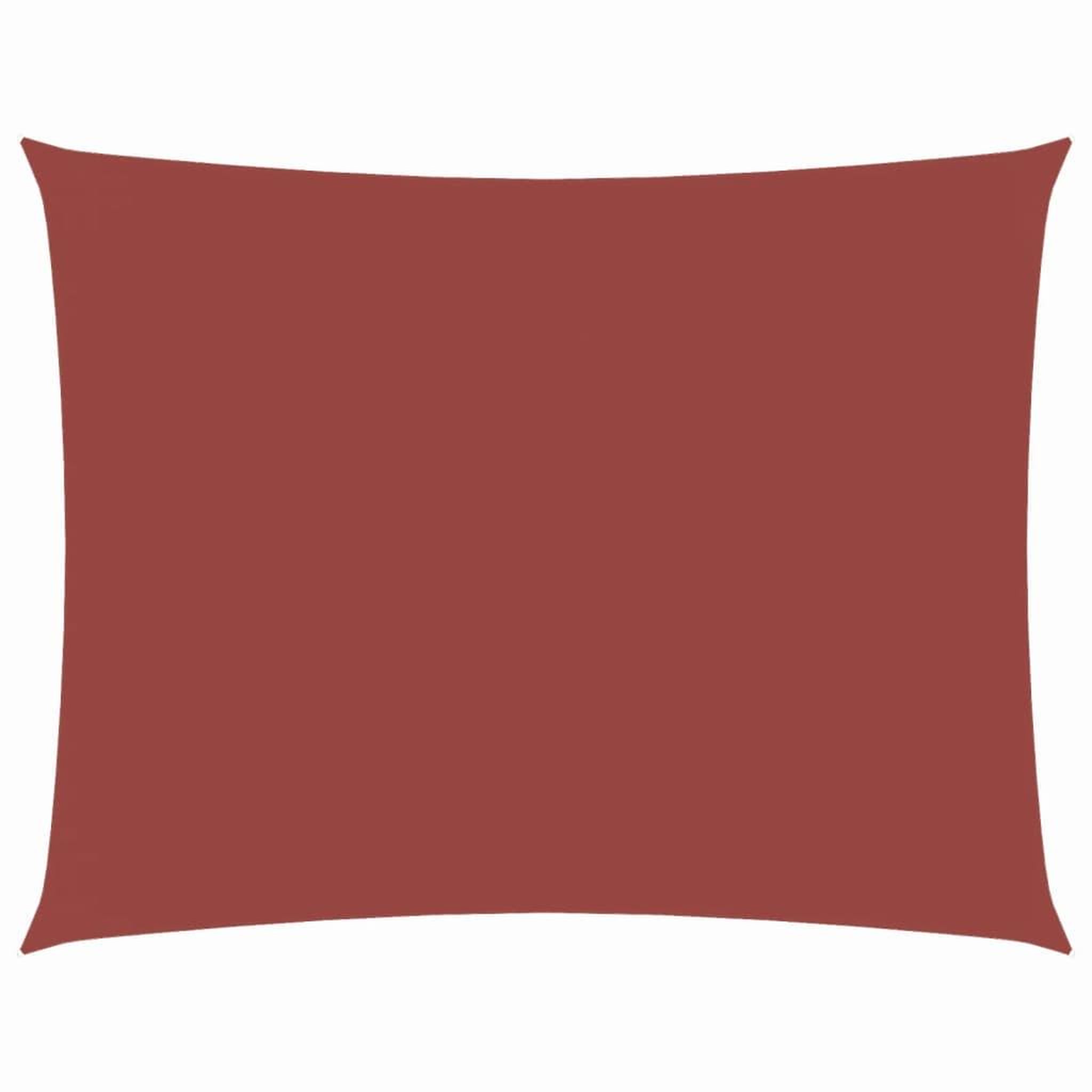 Voir la diapositive 2 : VIDAXL Voile de parasol tissu oxford rectangulaire 4x6 m terre cuite